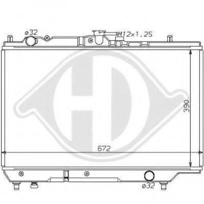 DIEDERICHS 8120112 Радіатор, охолодження двигуна