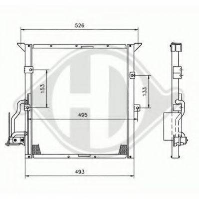 DIEDERICHS 8121302 Конденсатор, кондиціонер