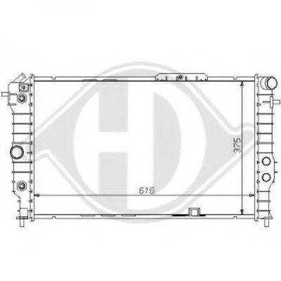 DIEDERICHS 8125168 Радіатор, охолодження двигуна