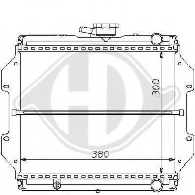 DIEDERICHS 8136104 Радіатор, охолодження двигуна