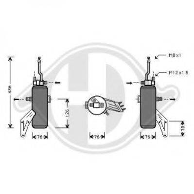 DIEDERICHS 8141402 Осушувач, кондиціонер