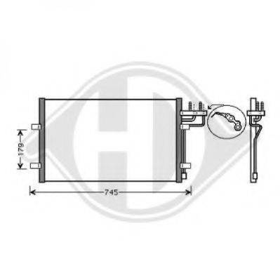 DIEDERICHS 8146500 Конденсатор, кондиціонер