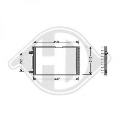 DIEDERICHS 8343200 Конденсатор, кондиціонер