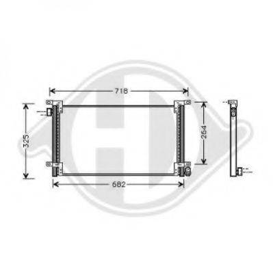 DIEDERICHS 8349200 Конденсатор, кондиціонер