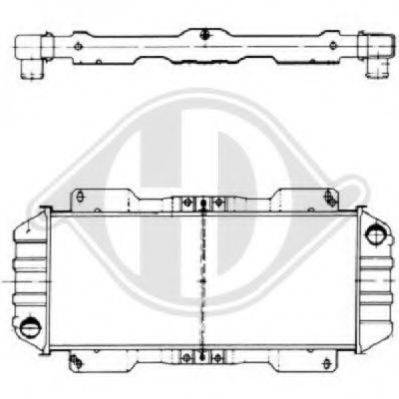 DIEDERICHS 8501036 Радіатор, охолодження двигуна