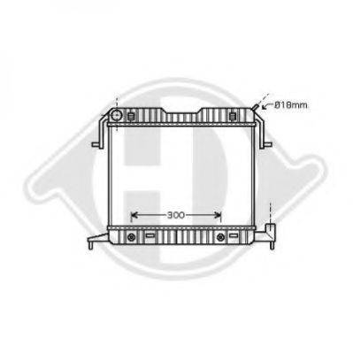DIEDERICHS 8501333 Радіатор, охолодження двигуна