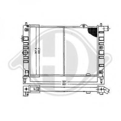 DIEDERICHS 8503230 Радіатор, охолодження двигуна