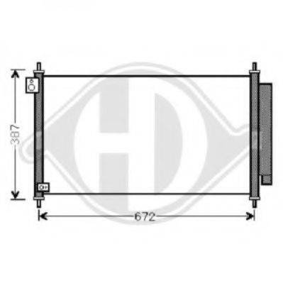 DIEDERICHS 8521100 Конденсатор, кондиціонер