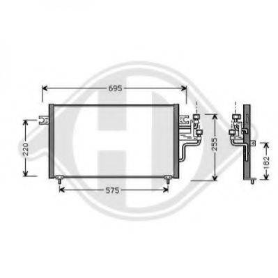 DIEDERICHS 8580620 Конденсатор, кондиціонер