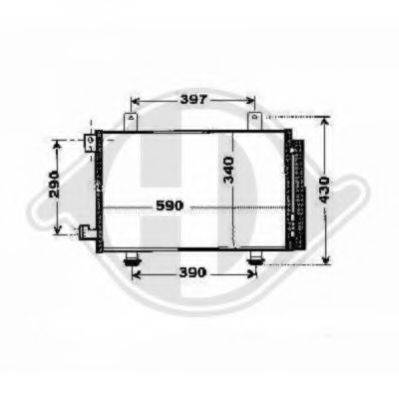 DIEDERICHS 8644580 Конденсатор, кондиціонер