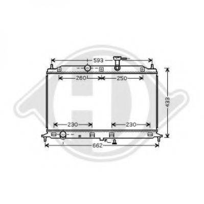 DIEDERICHS 8654113 Радіатор, охолодження двигуна
