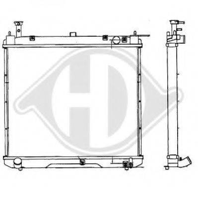 DIEDERICHS 8669506 Радіатор, охолодження двигуна