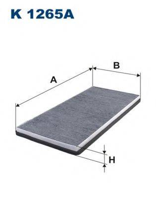 FILTRON K1265A Фільтр, повітря у внутрішньому просторі
