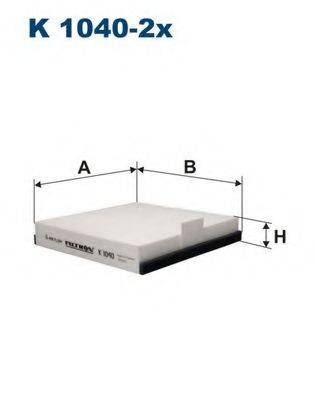 FILTRON K10402X Фільтр, повітря у внутрішньому просторі