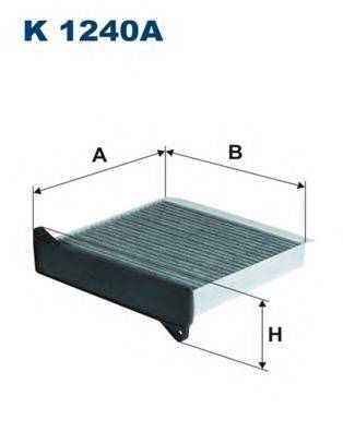 FILTRON K1240A Фільтр, повітря у внутрішньому просторі