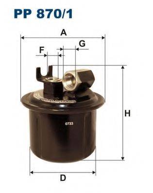 FILTRON PP8701 Паливний фільтр