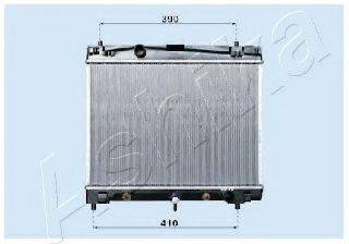 ASHIKA RDA153011 Радіатор, охолодження двигуна