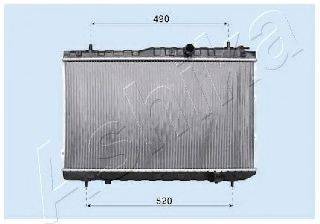 ASHIKA RDA333032 Радіатор, охолодження двигуна