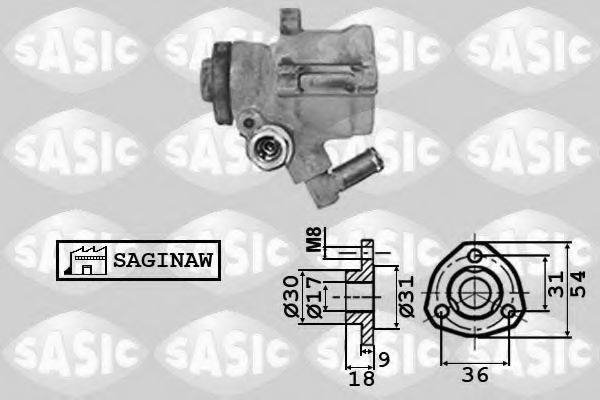 SASIC 7076008 Гідравлічний насос, кермо