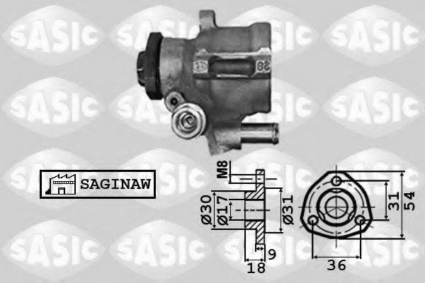 SASIC 7076021 Гідравлічний насос, кермо