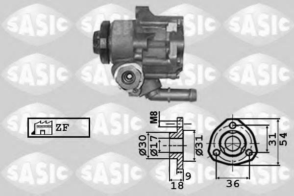 SASIC 7076024 Гідравлічний насос, кермо