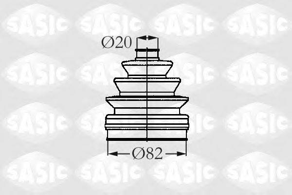 SASIC 2003417 Комплект пильника, приводний вал