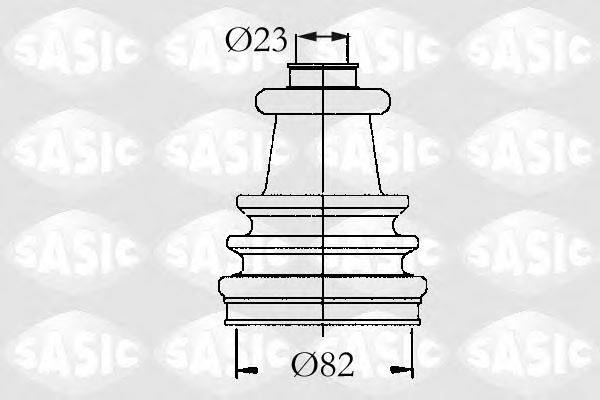 SASIC 4003420 Комплект пильника, приводний вал