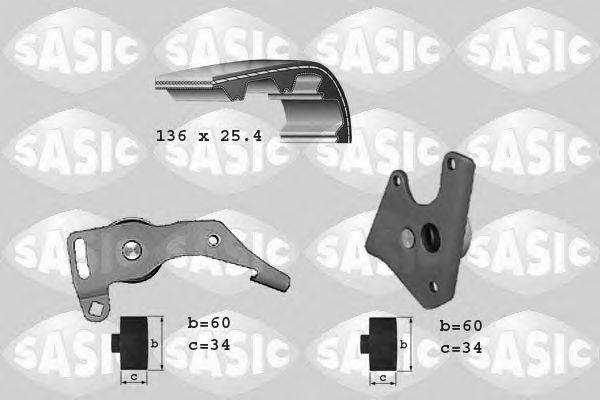 SASIC 1750003 Комплект ременя ГРМ