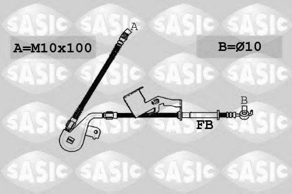 SASIC 6600029 Гальмівний шланг