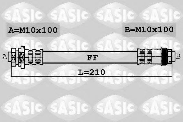 SASIC 6604018 Гальмівний шланг