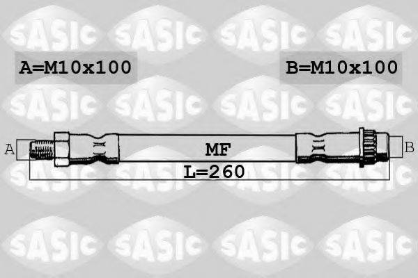 SASIC SBH0170 Гальмівний шланг