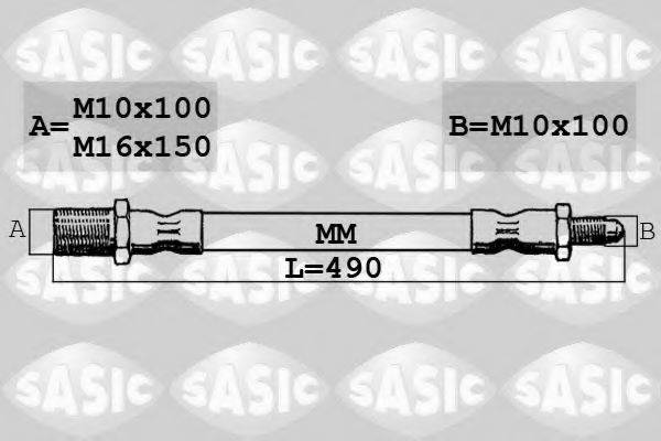 SASIC SBH6347 Гальмівний шланг