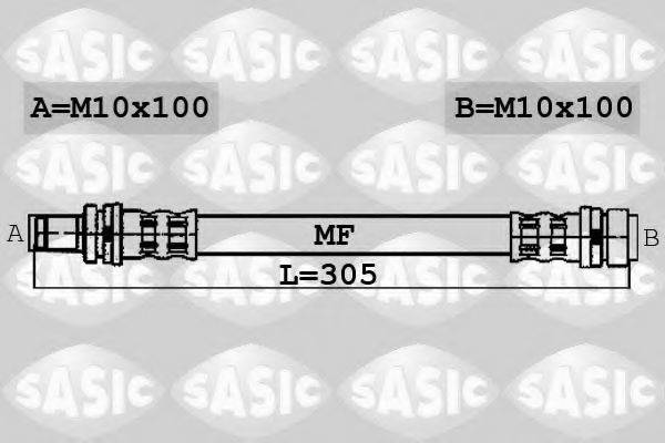 SASIC 6600052 Гальмівний шланг