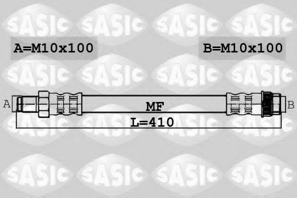 SASIC 6604036 Гальмівний шланг