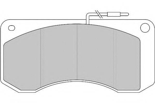 DURON DCV668 Комплект гальмівних колодок, дискове гальмо