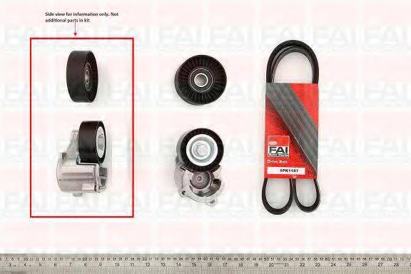 FAI AUTOPARTS FBK16 Полікліновий ремінь