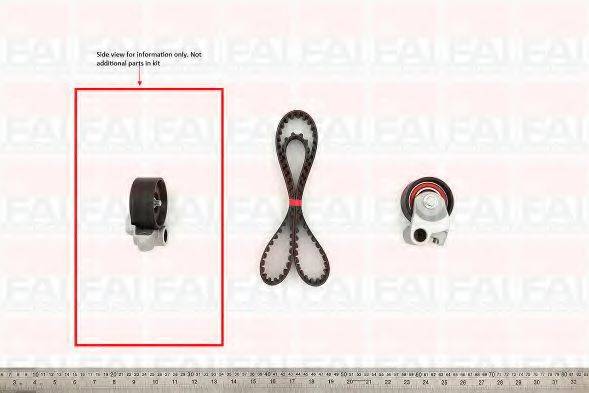 FAI AUTOPARTS TBK450 Комплект ременя ГРМ