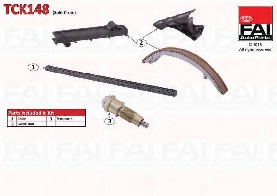 FAI AUTOPARTS TCK148 Комплект мети приводу розподільного валу