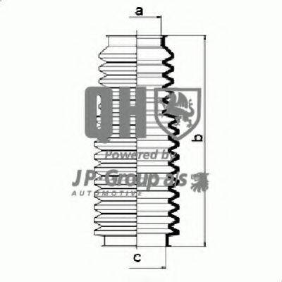 JP GROUP 1444701119 Комплект пильника, рульове керування