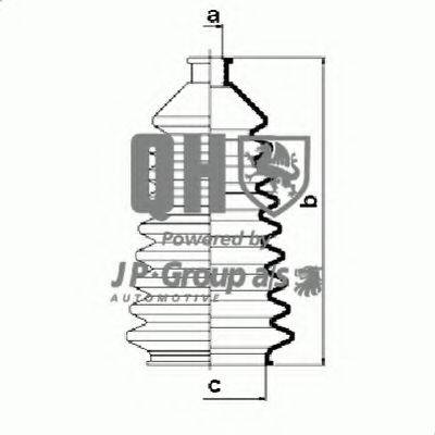 JP GROUP 4744700319 Комплект пильника, рульове керування