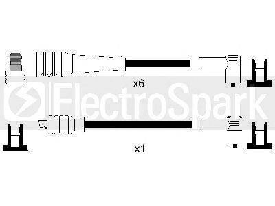 STANDARD OEK610 Комплект дротів запалювання