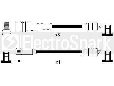 STANDARD OEK646 Комплект дротів запалювання