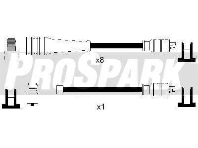 STANDARD OES1105 Комплект дротів запалювання