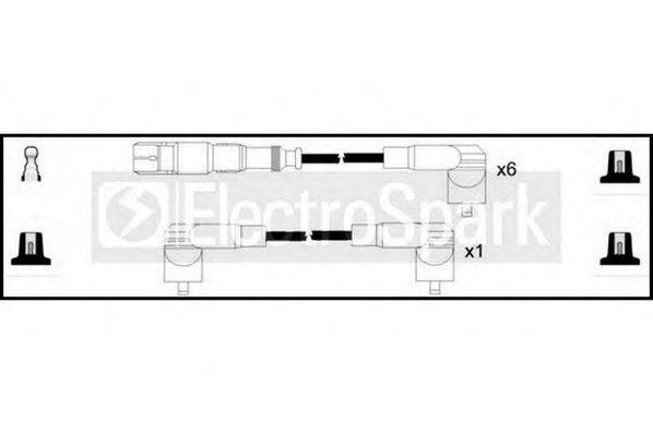 STANDARD OEK749 Комплект дротів запалювання