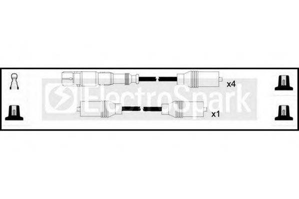 STANDARD OEK744 Комплект дротів запалювання