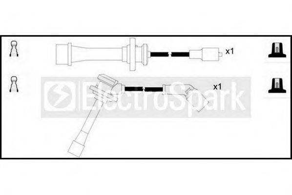 STANDARD OEK697 Комплект дротів запалювання