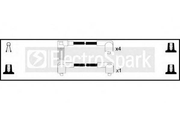 STANDARD OEK017 Комплект дротів запалювання