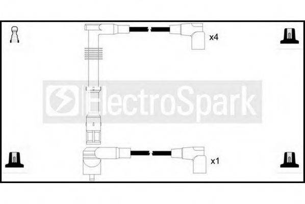 STANDARD OEK878 Комплект дротів запалювання