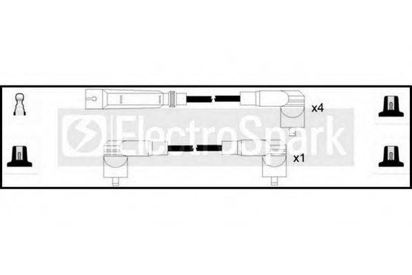 STANDARD OEK337 Комплект дротів запалювання