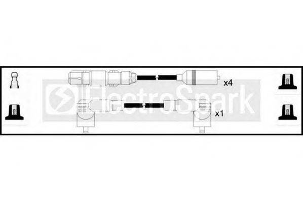 STANDARD OEK978 Комплект дротів запалювання